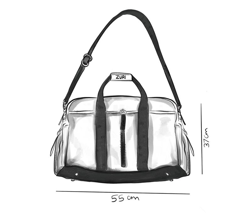 Zuri Bag Luna Duffle- Black - Image 3